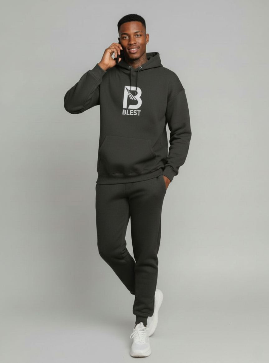 Blest Gray Native Tracksuit - Talking On The Phone