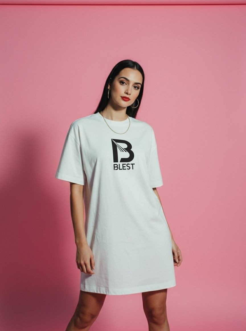 Blest long white long T-Shirt