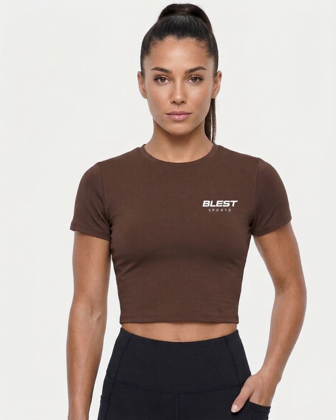 Blest Sports Active Crop Tee