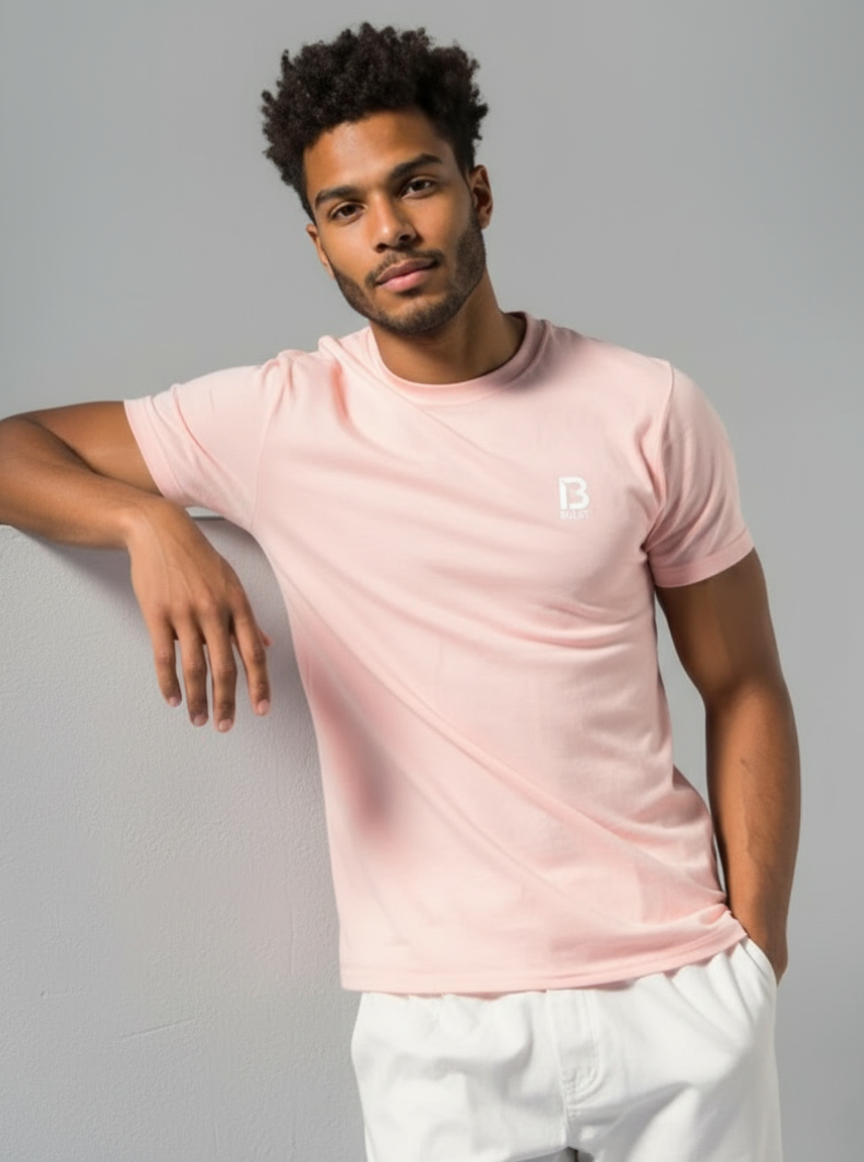 Blest Light Pink Icon Tee