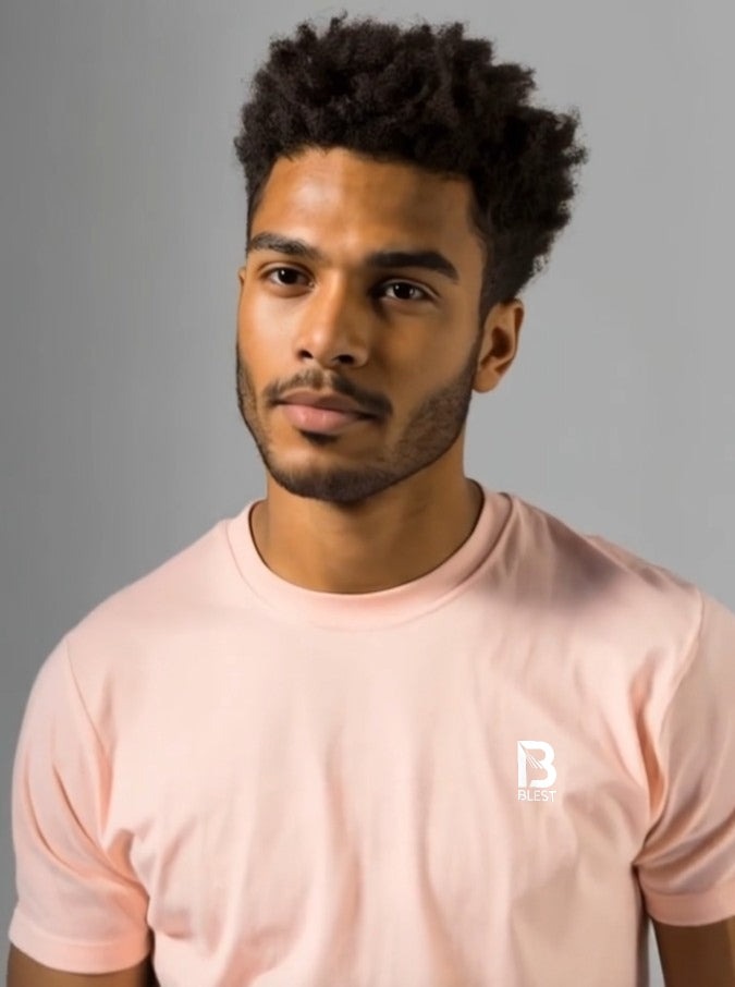 Blest Light pink Icon Tee t-shirts uk
