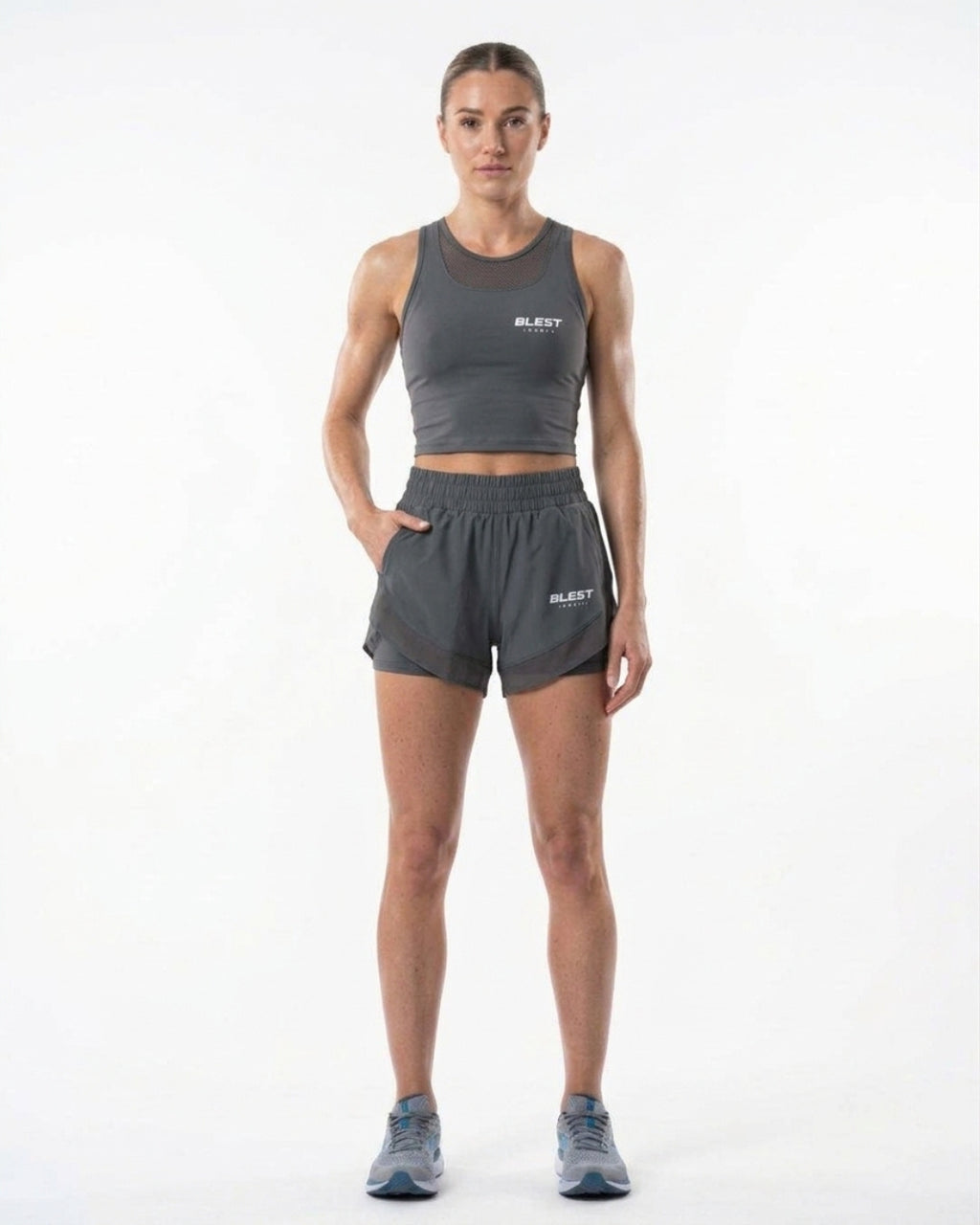 BLEST Women's Pace 2-in-1 Running Shorts
