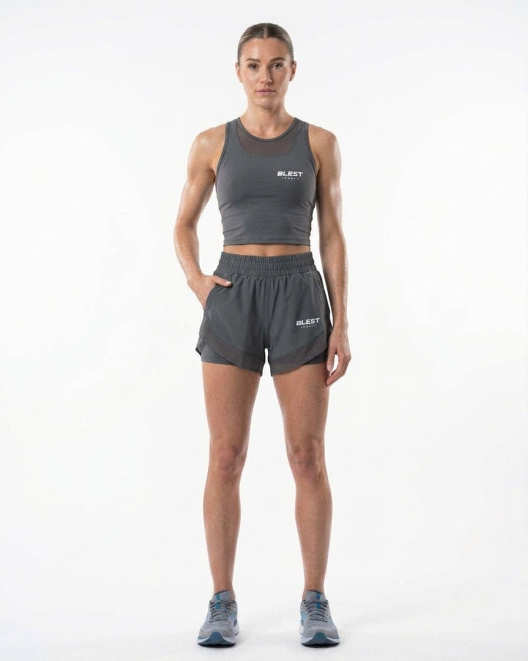 BLEST Women's Pace 2-in-1 Running Shorts