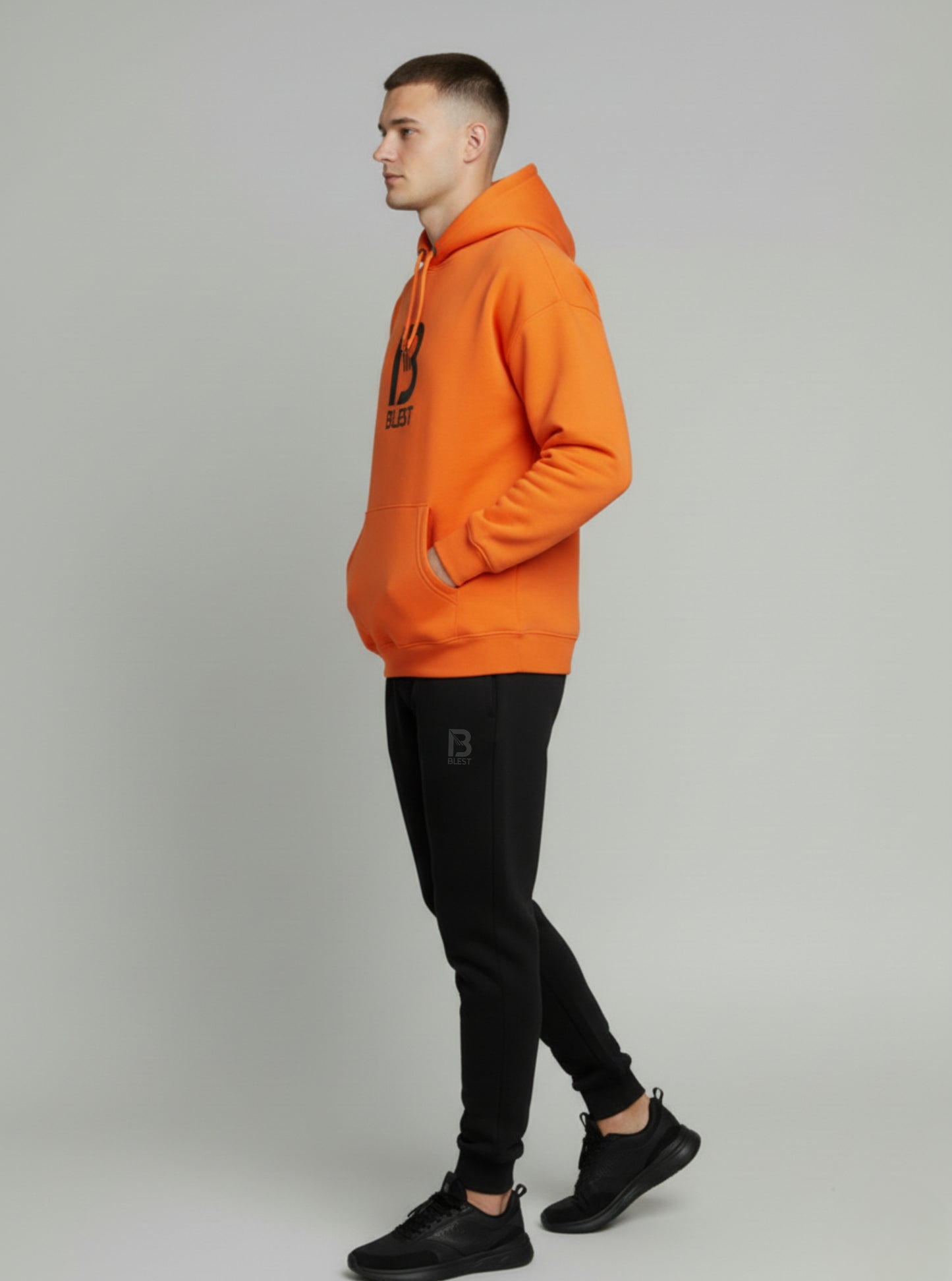 Blest Black/Orange Native II Tracksuit
