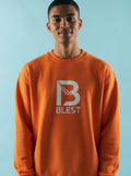 Blest Native Orange Sweatshirt