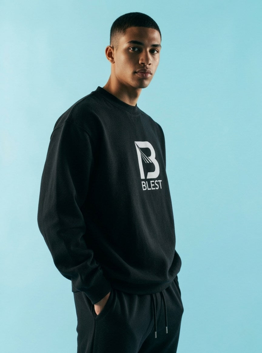 Blest Native Black Sweatshirt