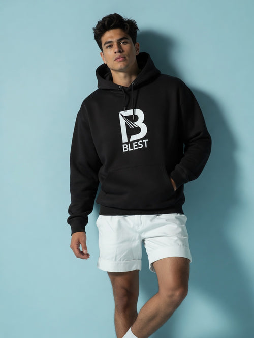 Blest Black B Hoodie