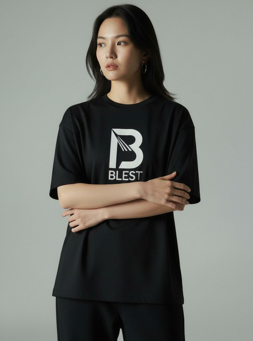 Blest Black Keep On T-Shirt Lifestyle