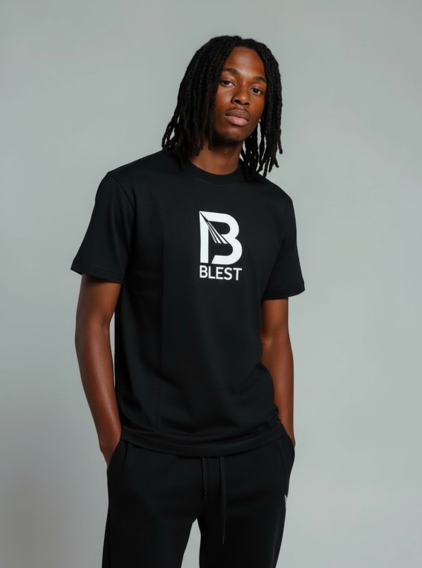 Blest Black Native T-Shirt