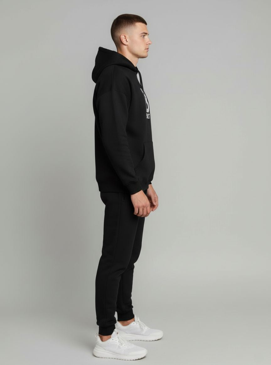 Blest Black Native Tracksuit - Side View