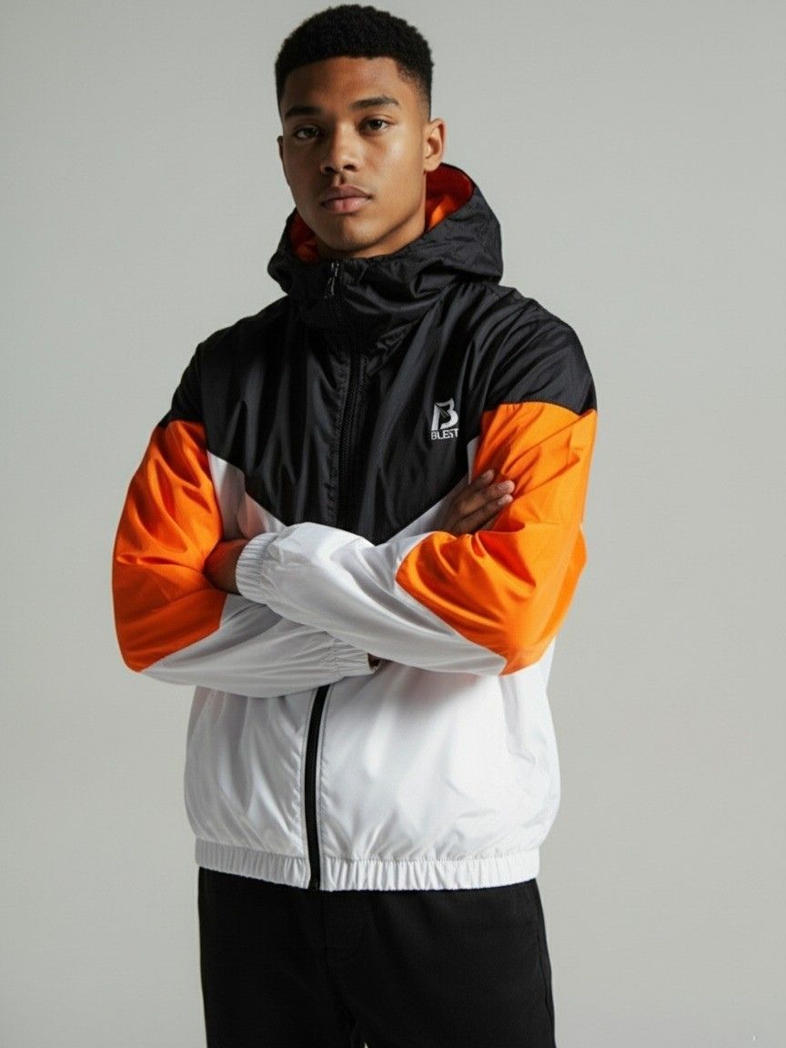 Blest City Fever III Jacket - Moddel Posing in Studio