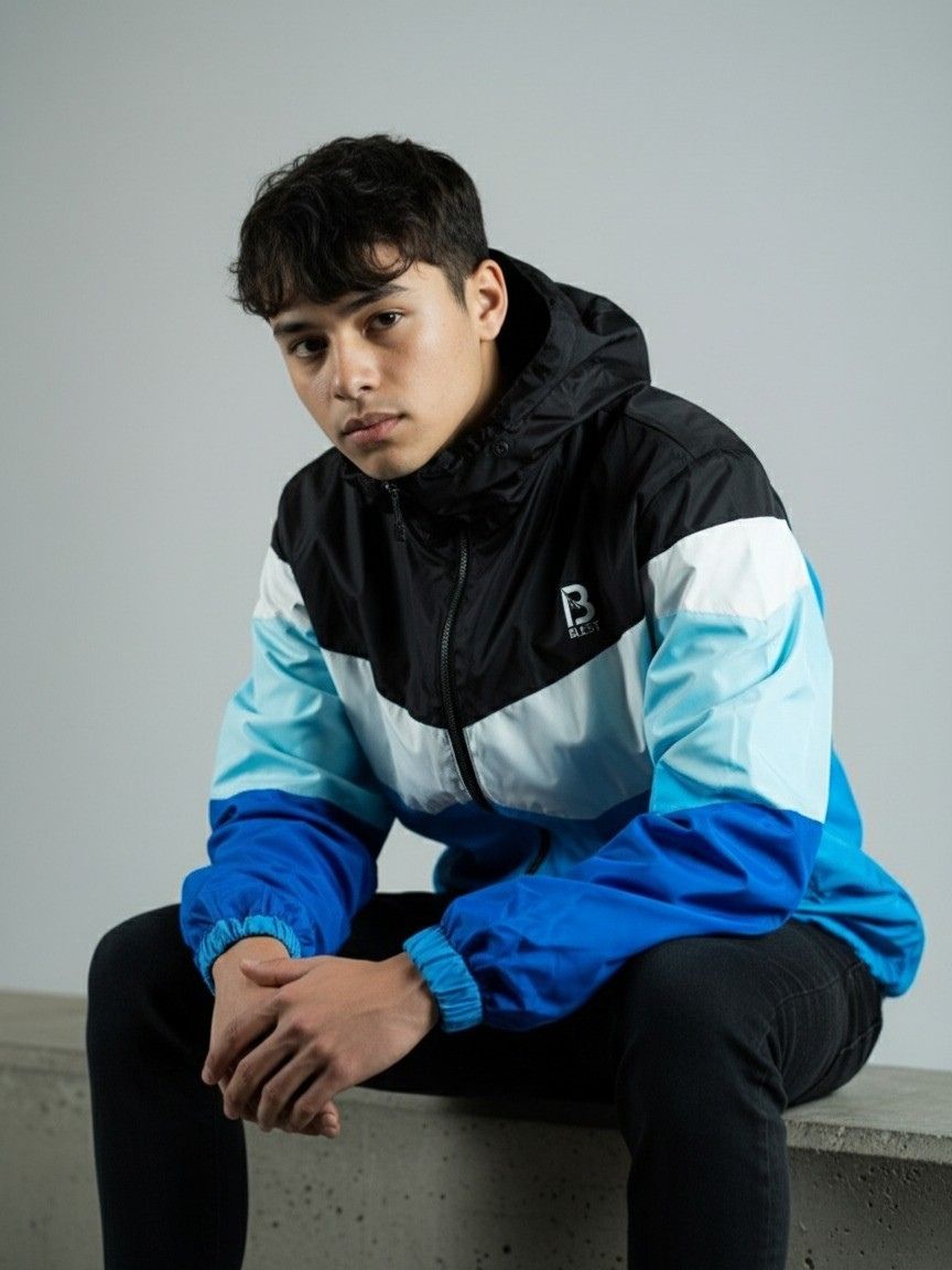 Blest City Fever I Jacket - Model Sitting