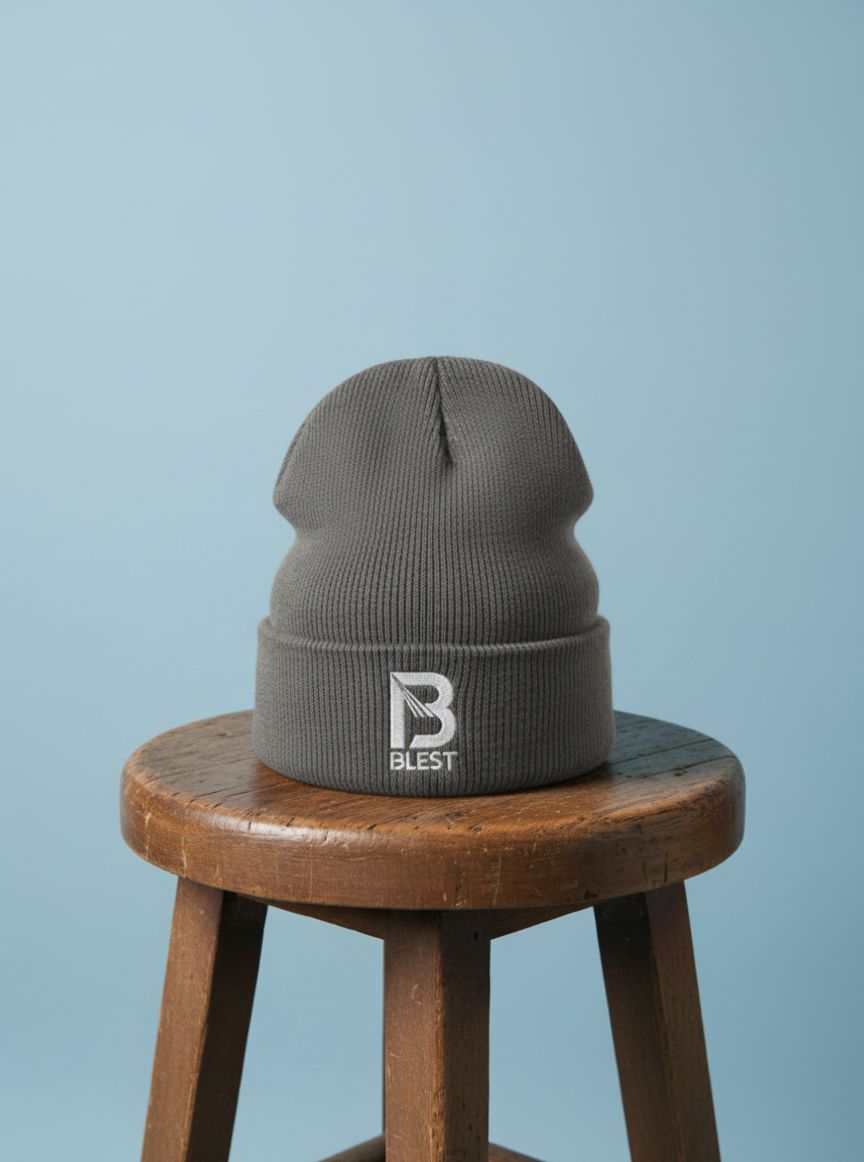 Blest Gray B Beanie 