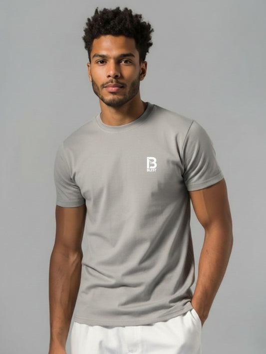 Blest Gray Pink Icon Tee