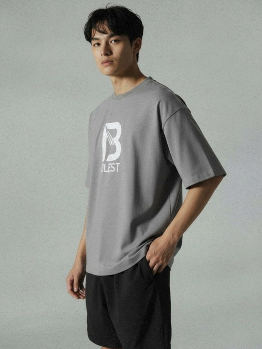 Blest Grey Keep On T-Shirt - Side View