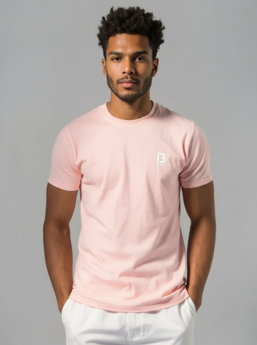 Blest Light Pink Icon Tee