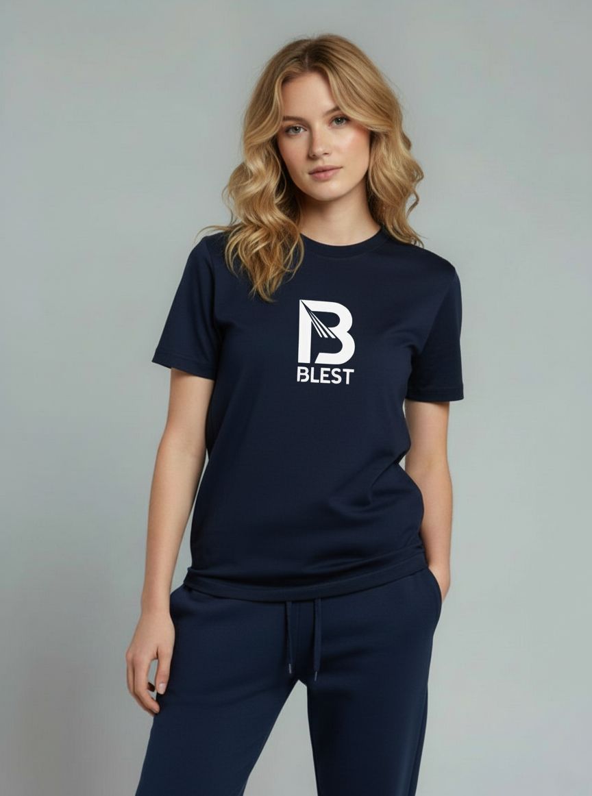 Blest Navy Native T-Shirt