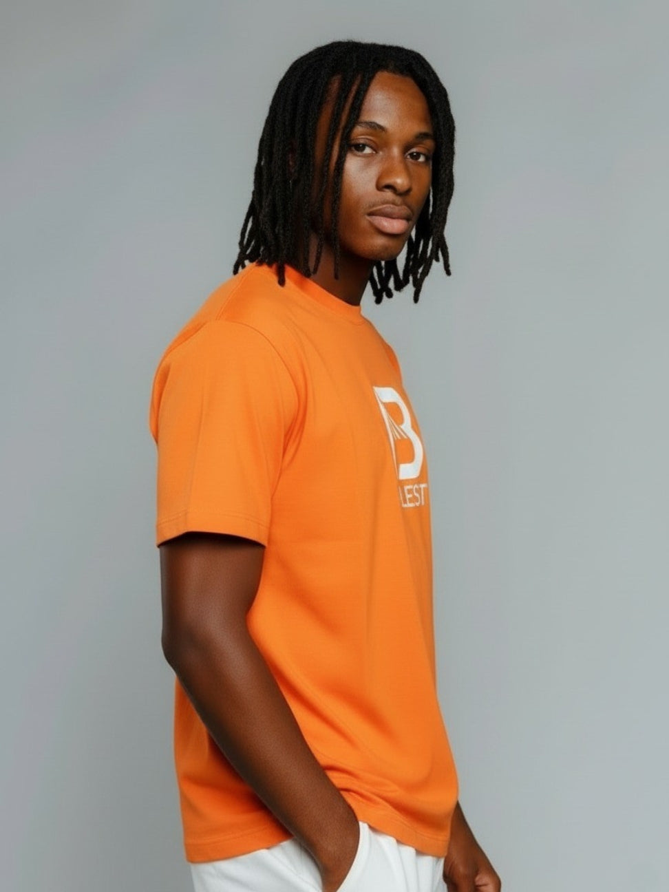 Blest Orange Native T-Shirt - Side Pose