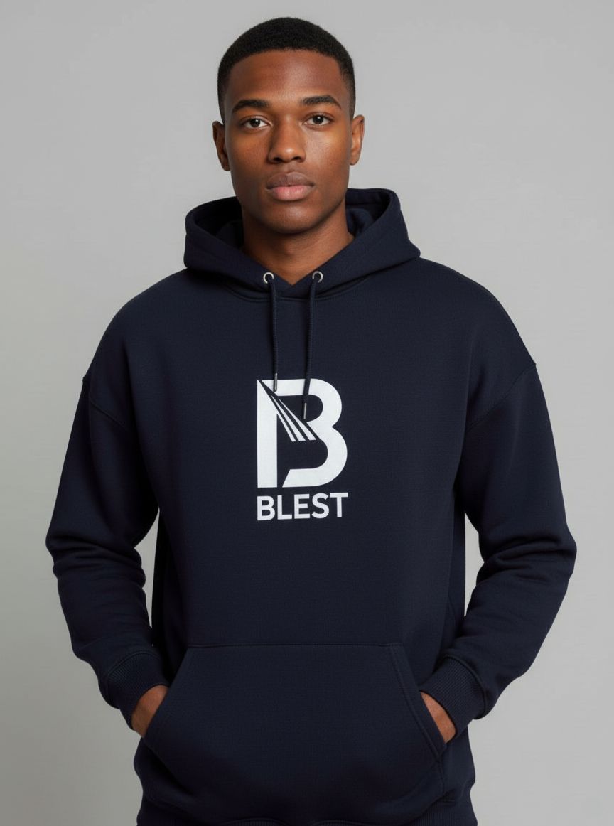 Blest Navy Native Tracksuit - Closeup