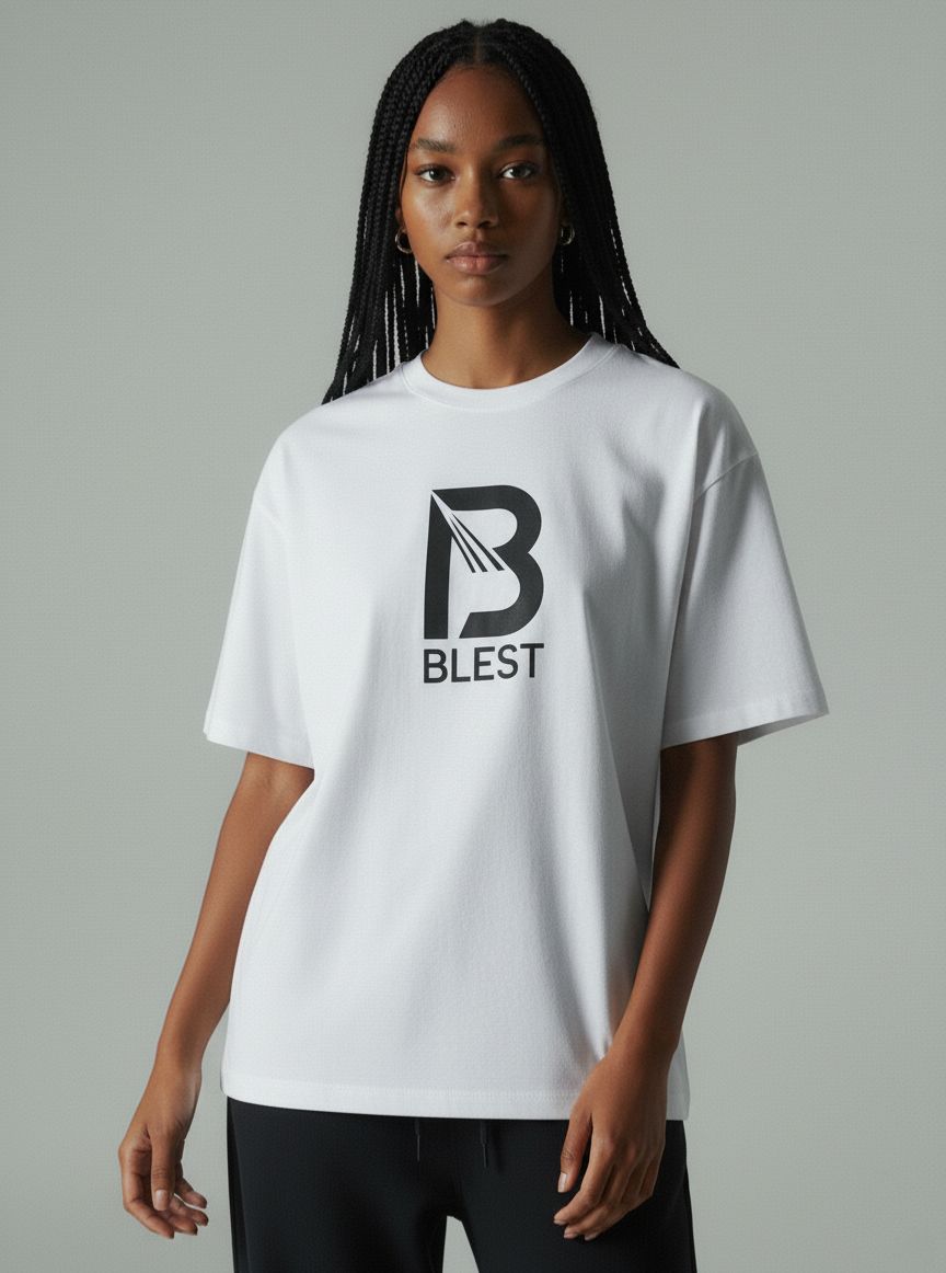 Blest White Keep On T-Shirt
