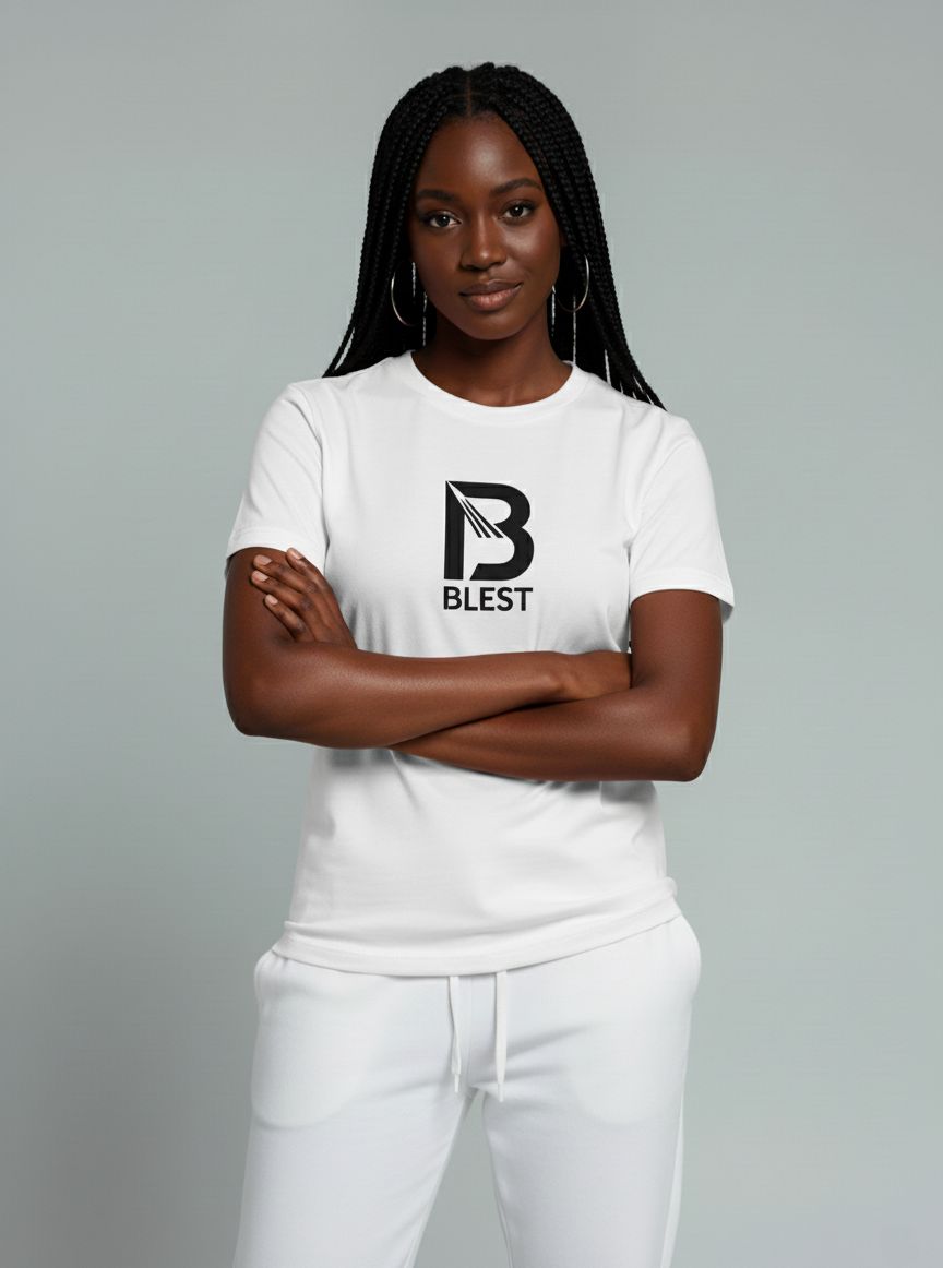 Blest White Native T-Shirt
