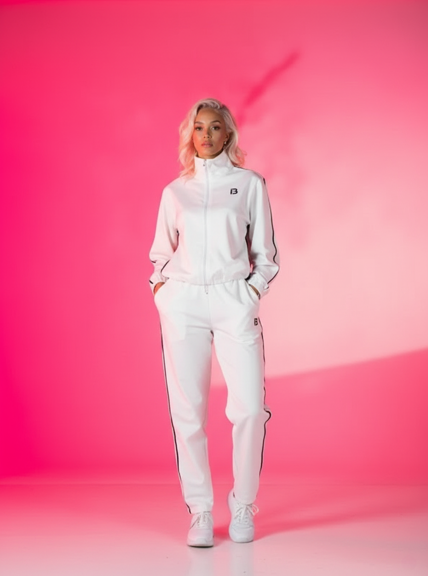 Blest White Vise Tracksuit - Full Body