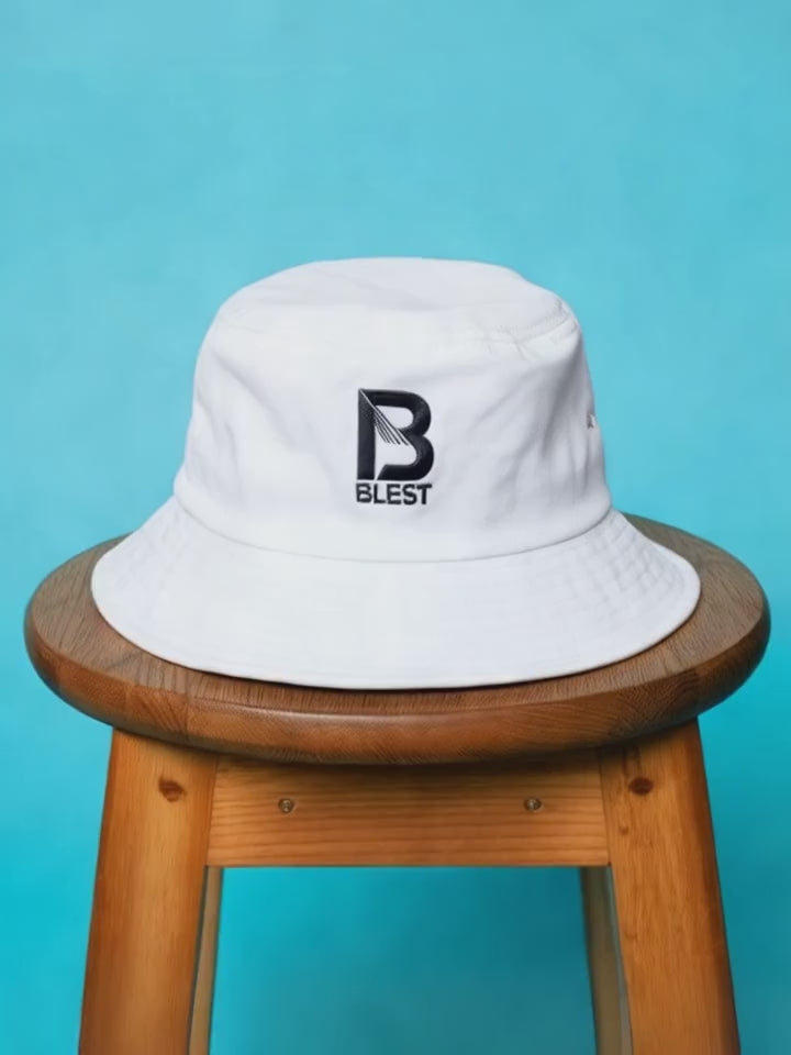 Blest B II White Bucket Hat - Video