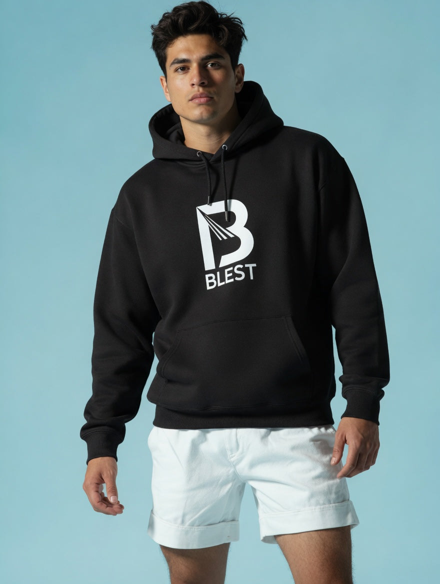 Blest Black B Hoodie